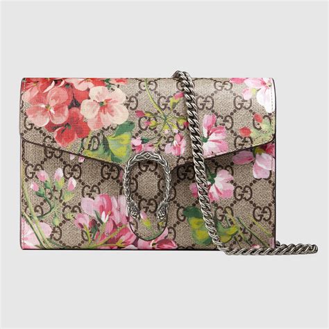 gucci blooms dionysus wallet on chain